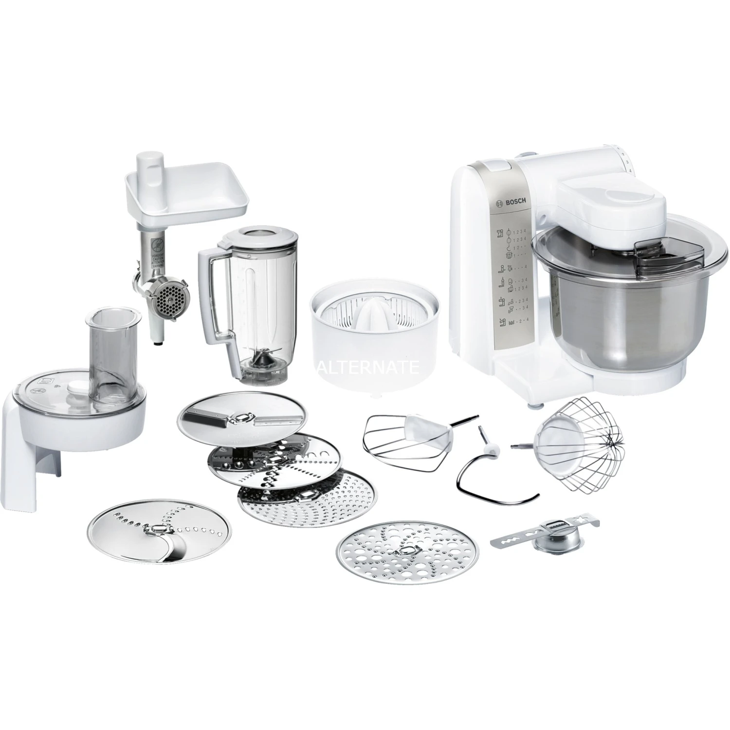 Küchenmaschinen Bosch MUM48140DE, Küchenmaschine (weiß) 3 Küchenmaschinen Bosch MUM48140DE, Küchenmaschine (weiß)