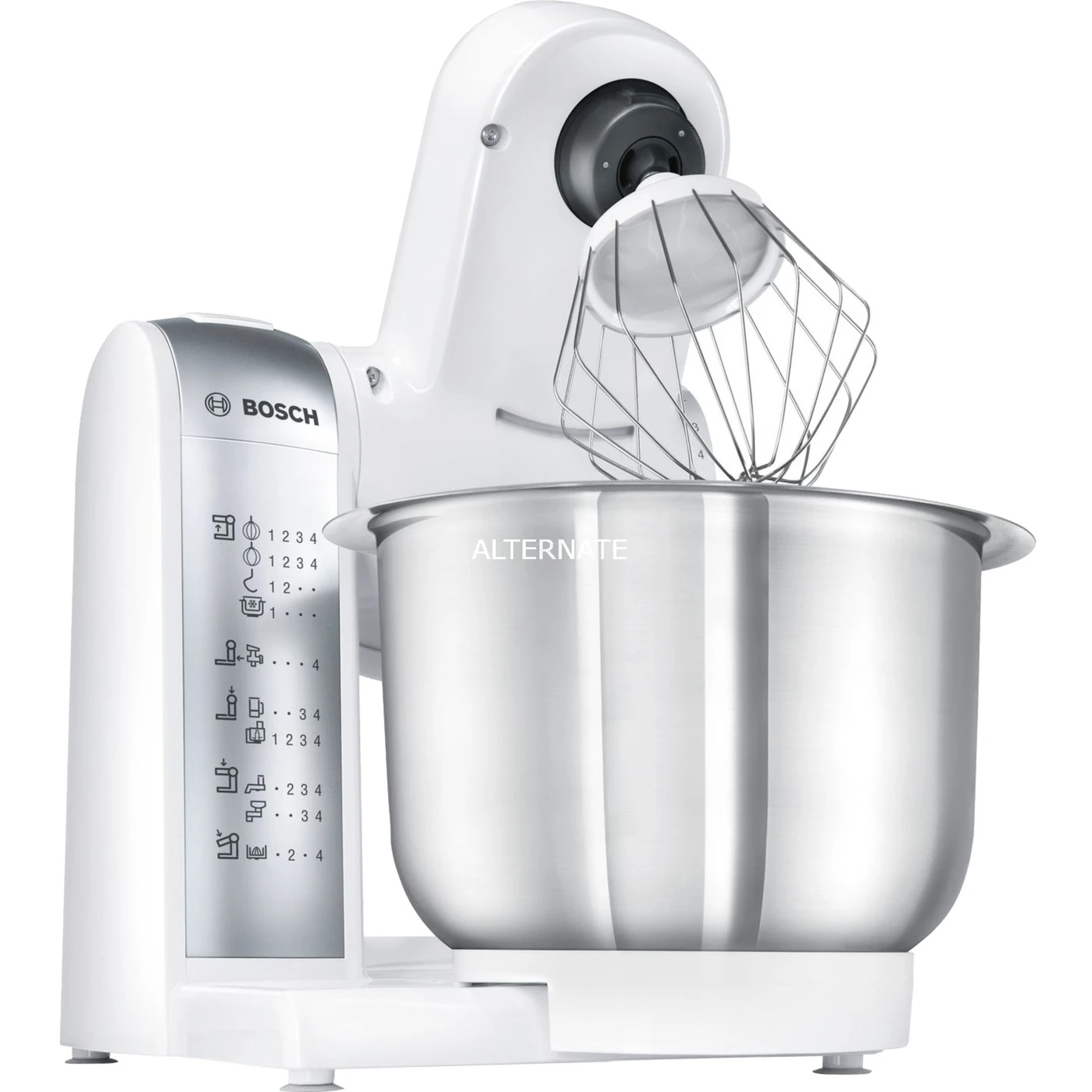 Küchenmaschinen Bosch MUM48140DE, Küchenmaschine (weiß) 4 Küchenmaschinen Bosch MUM48140DE, Küchenmaschine (weiß) – Bild 2