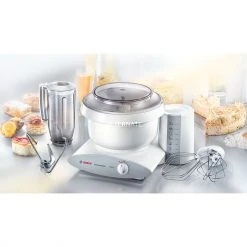 Küchenmaschinen Bosch MUM6N11, Küchenmaschine (weiß/grau) -Kochen & Backen Soldes Bosch MUM6N11 K chenmaschine@@9gk2dh63 3