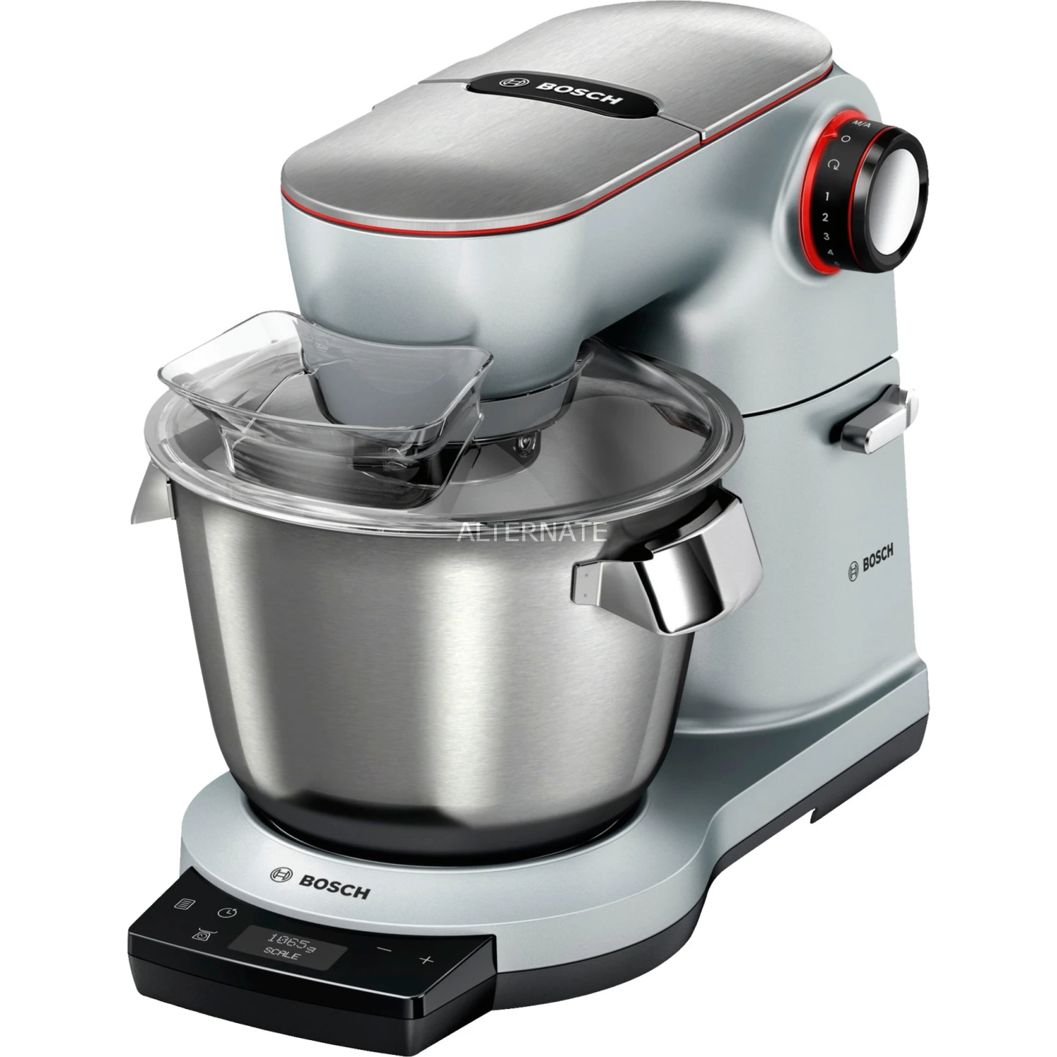 Küchenmaschinen Bosch OptiMUM MUM9AX5S00, Küchenmaschine (silber, Mit Profi-Patisserie-Set) 4 Küchenmaschinen Bosch OptiMUM MUM9AX5S00, Küchenmaschine (silber, Mit Profi-Patisserie-Set) – Bild 2