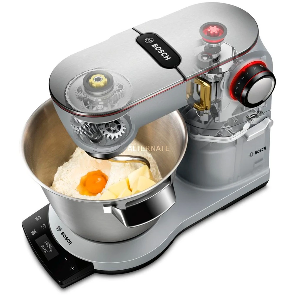 Küchenmaschinen Bosch OptiMUM MUM9AX5S00, Küchenmaschine (silber, Mit Profi-Patisserie-Set) 8 Küchenmaschinen Bosch OptiMUM MUM9AX5S00, Küchenmaschine (silber, Mit Profi-Patisserie-Set) – Bild 6