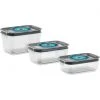 Vakuumierer Bosch Vakuum-Frischhaltedosen MSZV0FC3, Behälter (transparent/grau, 3er-Set) -Kochen & Backen Soldes Bosch Vakuum Frischhaltedosen MSZV0FC3 Beh lter@@1674304