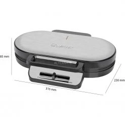 Clatronic Doppel-Waffeleisen WA 3745 (edelstahl/schwarz) -Kochen & Backen Soldes Clatronic Doppel Waffeleisen WA 3745@@9gbkdc27 2