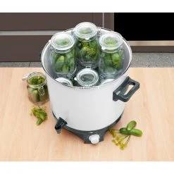 Einkochautomaten Clatronic Einkoch-/Heißgetränkeautomat EKA 3338, Einkochautomat (weiß/schwarz, 25 Liter) -Kochen & Backen Soldes Clatronic Einkoch Hei getr nkeautomat EKA 3338 Einkochautomat@@9ghfdc00 3