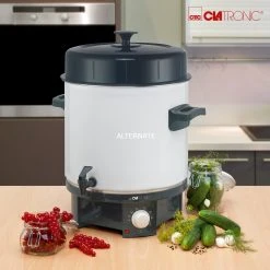 Einkochautomaten Clatronic Einkoch-/Heißgetränkeautomat EKA 3338, Einkochautomat (weiß/schwarz, 25 Liter) -Kochen & Backen Soldes Clatronic Einkoch Hei getr nkeautomat EKA 3338 Einkochautomat@@9ghfdc00 4