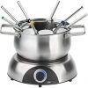 Fondues Clatronic FD 3516, Fondue (edelstahl/schwarz) -Kochen & Backen Soldes Clatronic FD 3516 Fondue@@1864187