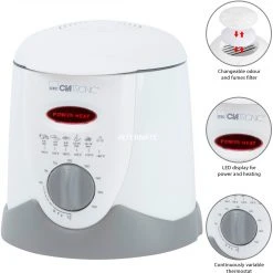 Fondues Clatronic Fondue-Fritteuse FFR 2916 (weiß/silber) 12 Fondues Clatronic Fondue-Fritteuse FFR 2916 (weiß/silber) -Kochen & Backen Soldes Clatronic Fondue Fritteuse FFR 2916@@9gbldc20 4