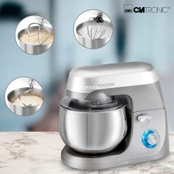 Küchenmaschinen Clatronic Knetmaschine KM 3709, Küchenmaschine (titan/silber) -Kochen & Backen Soldes Clatronic Knetmaschine KM 3709 K chenmaschine@@9gk3dc05 4