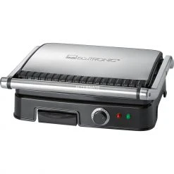 Kontaktgrills Clatronic Kontaktgrill KG 3487 (edelstahl/schwarz, 2.000 Watt)