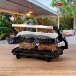 Kontaktgrills Clatronic Kontaktgrill MG 3519 (edelstahl/schwarz, 700 Watt) -Kochen & Backen Soldes Clatronic Kontaktgrill MG 3519@@9ggedc12 5
