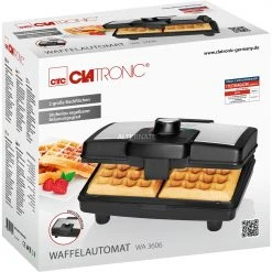 Clatronic WA 3606, Waffeleisen (schwarz/edelstahl) 11 Clatronic WA 3606, Waffeleisen (schwarz/edelstahl) -Kochen & Backen Soldes Clatronic WA 3606 Waffeleisen@@9gbkdc23 3