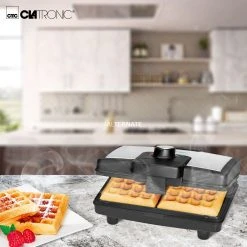 Clatronic WA 3606, Waffeleisen (schwarz/edelstahl) 13 Clatronic WA 3606, Waffeleisen (schwarz/edelstahl) -Kochen & Backen Soldes Clatronic WA 3606 Waffeleisen@@9gbkdc23 5
