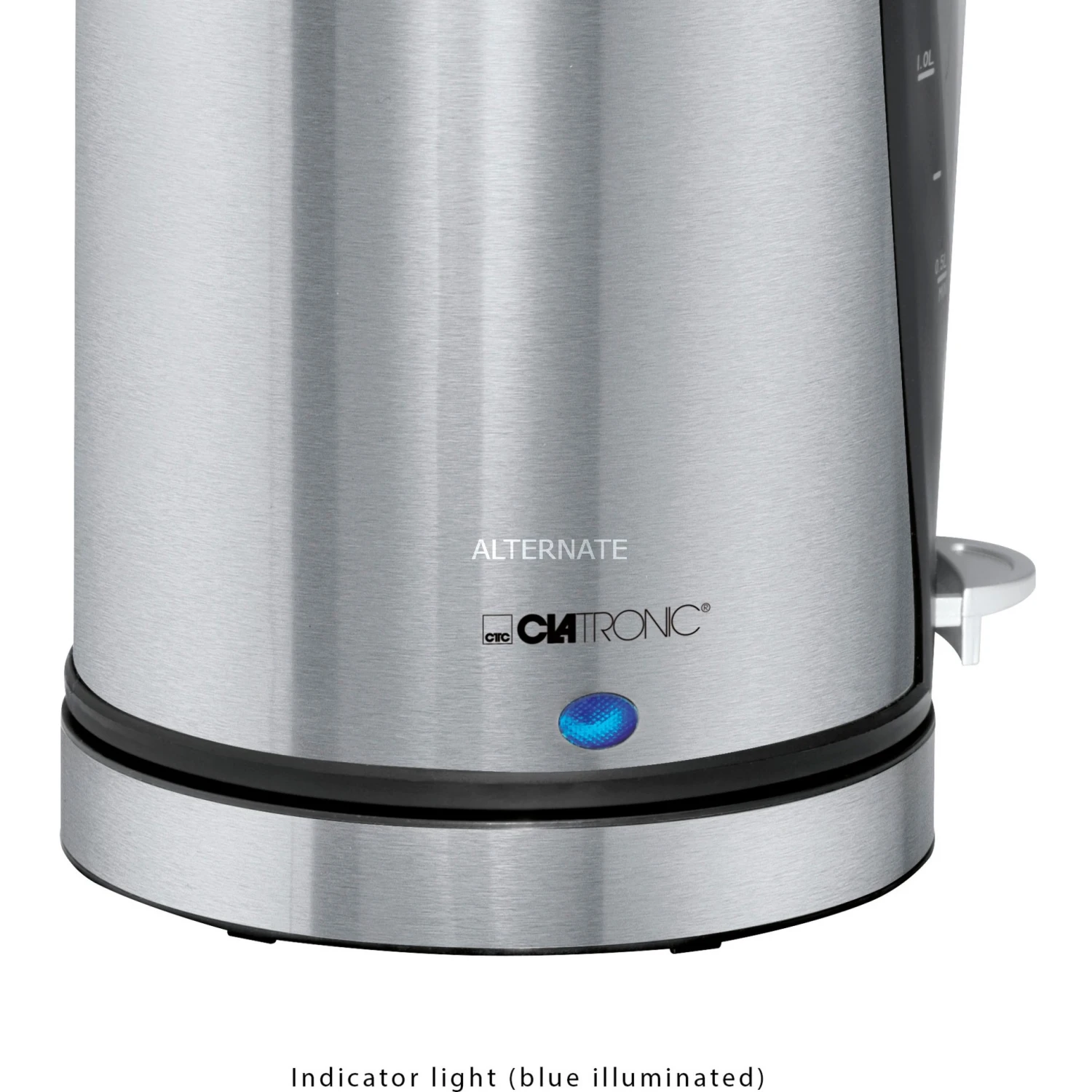 Clatronic WKS 3288, Wasserkocher (inox/schwarz, 1,7 Liter) 4 Clatronic WKS 3288, Wasserkocher (inox/schwarz, 1,7 Liter) – Bild 2