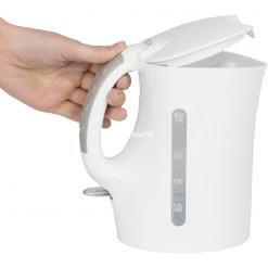 Clatronic WK 3462, Wasserkocher (weiß, 1 Liter) -Kochen & Backen Soldes Clatronic WK 3462 Wasserkocher@@9gwldc41 4