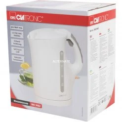 Clatronic WK 3462, Wasserkocher (weiß, 1 Liter) -Kochen & Backen Soldes Clatronic WK 3462 Wasserkocher@@9gwldc41 5