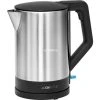 Clatronic Wasserkocher WKS 3692 (edelstahl/schwarz, 1,5 Liter) -Kochen & Backen Soldes Clatronic Wasserkocher WKS 3692@@9gwldc42