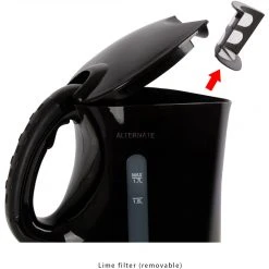 Clatronic Wasserkocher WK 3445 (schwarz, 1,7 Liter) -Kochen & Backen Soldes Clatronic Wasserkocher WK 3445@@9gwldc39 2
