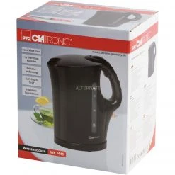 Clatronic Wasserkocher WK 3445 (schwarz, 1,7 Liter) -Kochen & Backen Soldes Clatronic Wasserkocher WK 3445@@9gwldc39 5