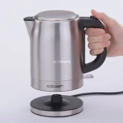 Cloer Edelstahl-Wasserkocher 4519 (edelstahl, 1 Liter) -Kochen & Backen Soldes Cloer Edelstahl Wasserkocher 4519@@1675544 4