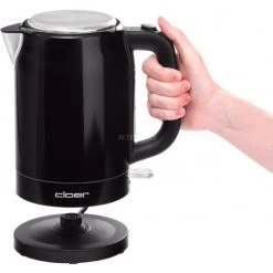 Cloer Edelstahl-Wasserkocher 4520 (schwarz, 1,7 Liter) -Kochen & Backen Soldes Cloer Edelstahl Wasserkocher 4520@@1675549 2