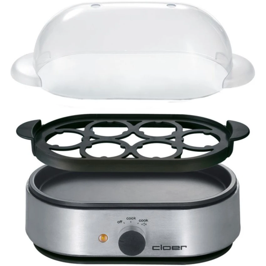 Cloer Eierkocher 6099 (silber, Retail) 5 Cloer Eierkocher 6099 (silber, Retail) – Bild 3