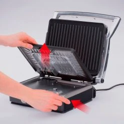 Kontaktgrills Cloer Kontaktgrill 6339 (silber/schwarz) -Kochen & Backen Soldes Cloer Kontaktgrill 6339@@1675952 4