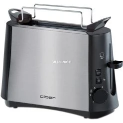 Cloer Single-Toaster 3890 (edelstahl, Für 1 Toast)