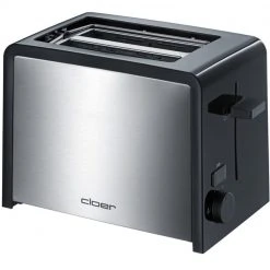 Cloer Toaster 3210 (aluminium/schwarz)