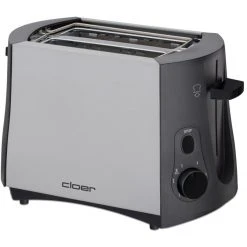 Cloer Toaster 3410 (aluminium/schwarz)