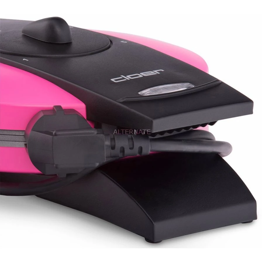 Cloer Waffelautomat 1627-11, Waffeleisen (pink/schwarz) 7 Cloer Waffelautomat 1627-11, Waffeleisen (pink/schwarz) – Bild 5