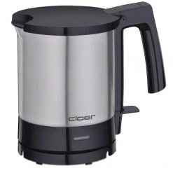 Cloer Wasserkocher 4700 (edelstahl/schwarz, 1,5 Liter, Retail)