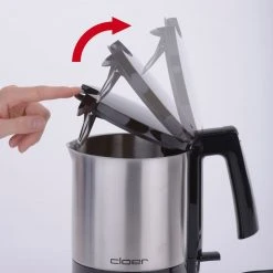 Cloer Wasserkocher 4700 (edelstahl/schwarz, 1,5 Liter, Retail) -Kochen & Backen Soldes Cloer Wasserkocher 4700@@9gwldc00 3