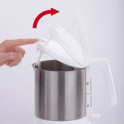 Cloer Wasserkocher 4701 (edelstahl/weiß, 1,5 Liter) -Kochen & Backen Soldes Cloer Wasserkocher 4701@@9gwldc11 3