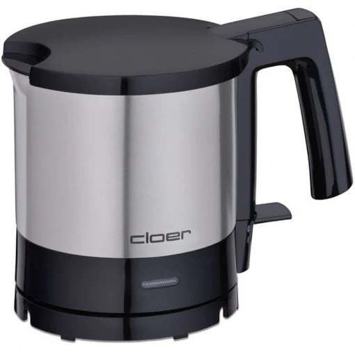 Cloer Wasserkocher 4720 (edelstahl/schwarz, 1,0 Liter) -Kochen & Backen Soldes Cloer Wasserkocher 4720@@9gwldc13