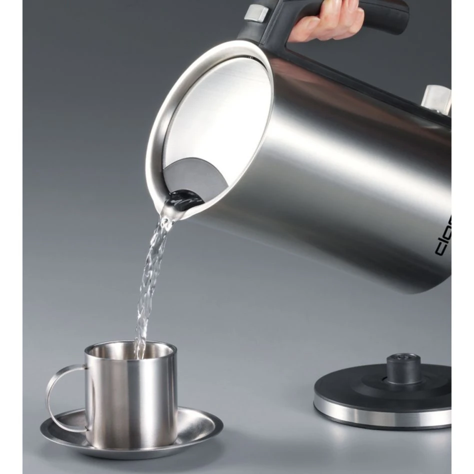 Cloer Wasserkocher 4909 (edelstahl/schwarz, 1,2 Liter) 5 Cloer Wasserkocher 4909 (edelstahl/schwarz, 1,2 Liter) – Bild 3