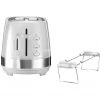 DeLonghi CTLA 2103, Toaster (weiß/edelstahl) 2 DeLonghi CTLA 2103, Toaster (weiß/edelstahl) -Kochen & Backen Soldes DeLonghi CTLA 2103 Toaster@@1492240