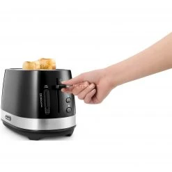 DeLonghi CTLA 2103, Toaster (schwarz/edelstahl) -Kochen & Backen Soldes DeLonghi CTLA 2103 Toaster@@9gttdd46 2