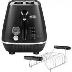 DeLonghi Distinta Moments CTIN2103.BK, Toaster (schwarz)