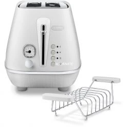 DeLonghi Distinta Moments CTIN2103.W, Toaster (weiß)