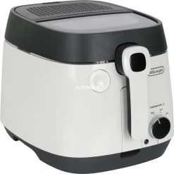 Fritteusen Mit Öl DeLonghi FS 6055 , Fritteuse (weiß/anthrazit)