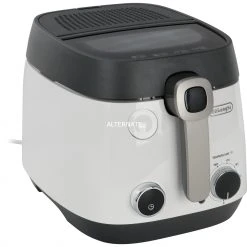 Fritteusen Mit Öl DeLonghi Fritteuse FS 6067 (weiß/grau)