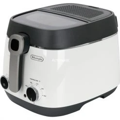 Fritteusen Mit Öl DeLonghi Fritteuse FS 6067 (weiß/grau) -Kochen & Backen Soldes DeLonghi Fritteuse FS 6067 @@9gff1d17 2