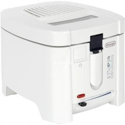Fritteusen Mit Öl DeLonghi Fritteuse F 13205 (weiß)