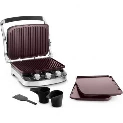 Kontaktgrills DeLonghi Kontaktgrill CGH 912C (silber/schwarz, 1.500 Watt)