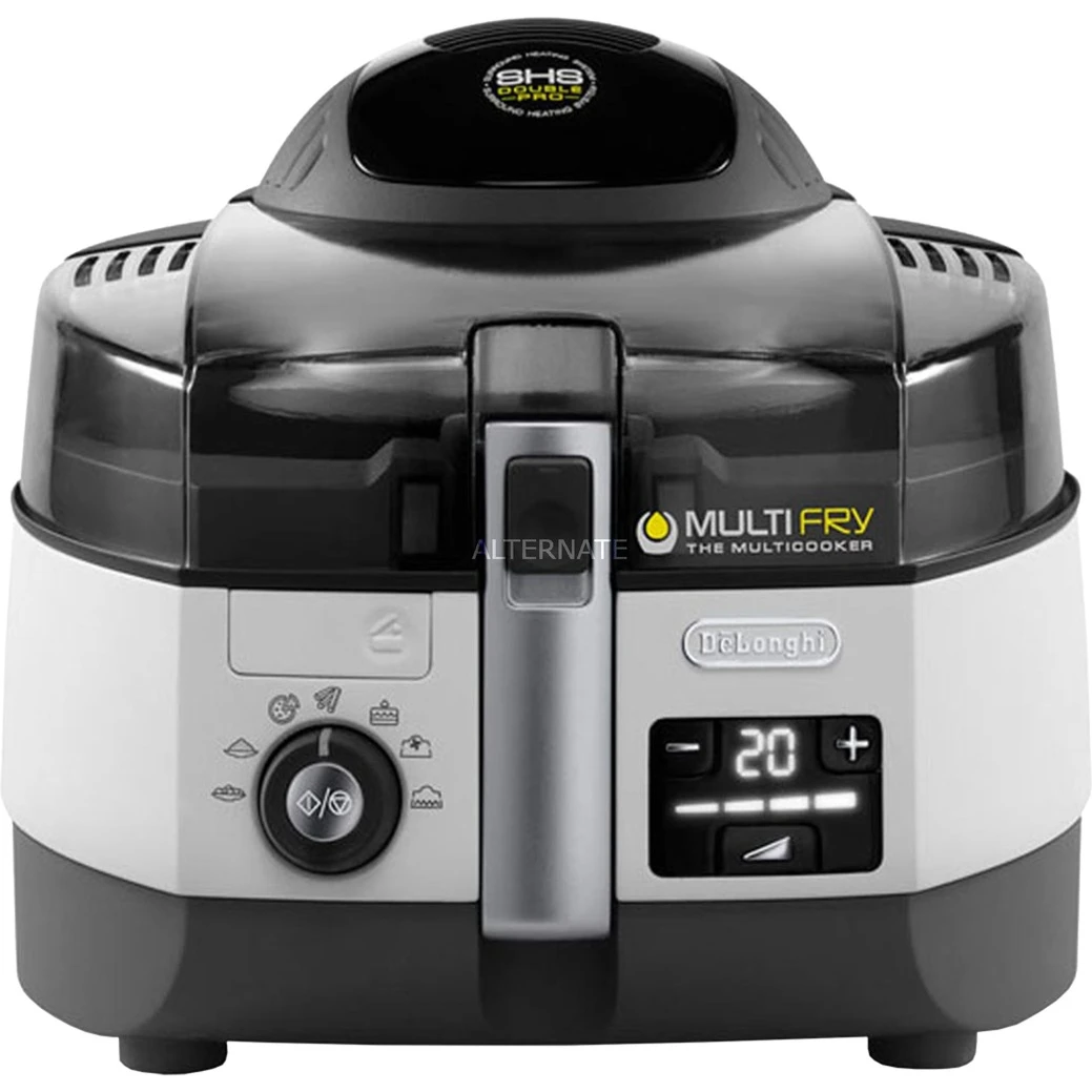 DeLonghi MultiFry Extra Chef FH1394, Heißluftfritteuse (silber) 8 DeLonghi MultiFry Extra Chef FH1394, Heißluftfritteuse (silber) – Bild 6