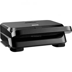 Kontaktgrills DeLonghi MultiGrill Easy SW12A.BK, Kontaktgrill (schwarz, 800 Watt)