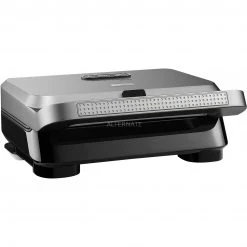 DeLonghi Multigrill Easy SW12BC.S, Sandwichmaker (silber/schwarz)