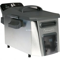 Fritteusen Mit Öl DeLonghi PremiumFry F 44510.CZ , Fritteuse (edelstahl (gebürstet)/schwarz)