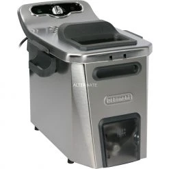 Fritteusen Mit Öl DeLonghi PremiumFry F 44532.CZ , Fritteuse (edelstahl (gebürstet)/schwarz)