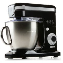Küchenmaschinen Domo DO1023KR, Küchenmaschine (schwarz/silber) -Kochen & Backen Soldes Domo DO1023KR K chenmaschine@@1712543 1